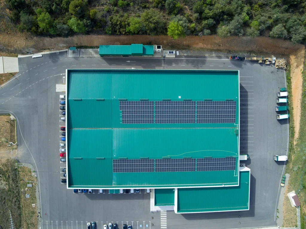 placas solares antes de la ampliación
